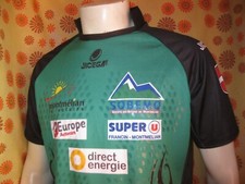 Ancien MAILLOT de RUGBY JICEGA UNION SPORTIVE US MONTMELIAN TXL Jersey Shirt XV