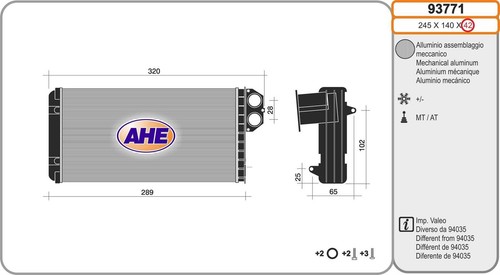 Radiateur chauffage - radiateur, de
