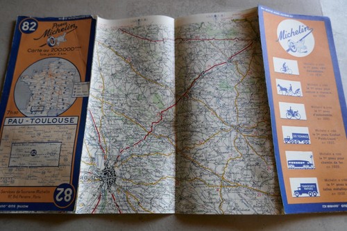 Carte ancienne michelin - ancienne,