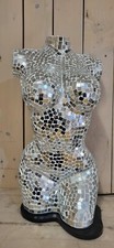 Lampe buste femme mosaique