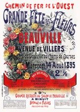 Affiche chemin de fer Ouest -