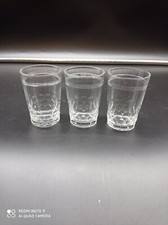 3 Verres Gobelets en cristal