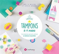 Tampons à 4 mains - 12 créations parent-enfant à réaliser ensemble|Très bon état