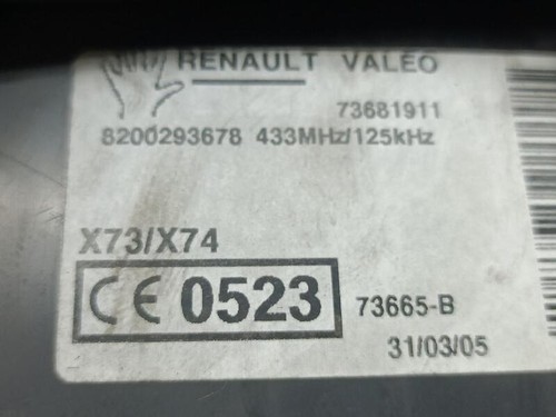 8200326970 commande autoradio