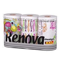 Lot de 3 rouleaux de papier