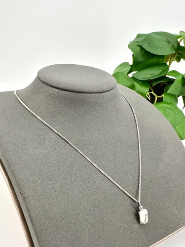 Collier argent maille - en,