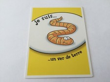Carte je suis un ver de terre