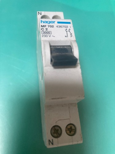 Disjoncteur hager mf702 - hager, c2