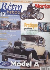 REVUE RETRO HEBDO N°63 FORD MODEL A NORTON DOMINATOR