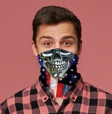 USA Grunge Drapeau Crâne