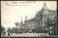CPA Anvers, Coin de l´Avenue de Keyser et Avenue des Arts 