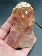 Upper Paleolithic to Neolithic France Partial flaked axe retouched as scraper