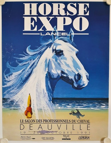 Affiche horse expo salon - affiche, du