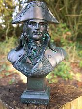 RE0163  FIGURINE STATUETTE BUSTE  NAPOLEON  BONAPARTE AIGLE    STYLE BRONZE