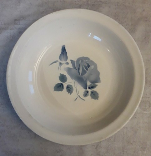Ancien plat rond creux - rond,