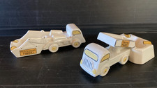 2 modèles cendriers publicitaire porcelaine camion BENNES MARREL vintage an 60's