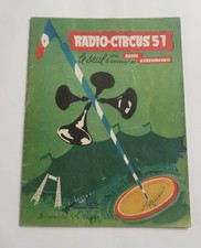 Programme de Radio-Circus 51 " Radio Luxembourg " + Ticket d'Entrée  Cirque