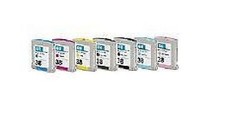 8 X Encre pour HP Photosmart Pro B9180 B8850 / Numéro 38 UV C9412A -C9419A