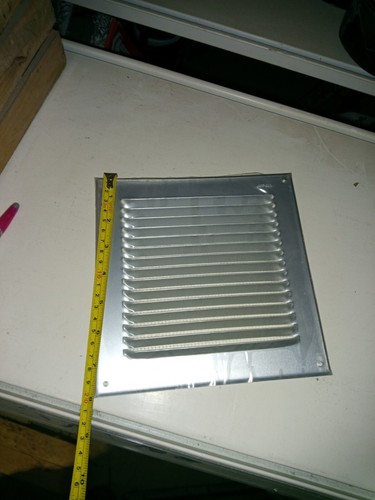 Grille ventilation alu - grille, de