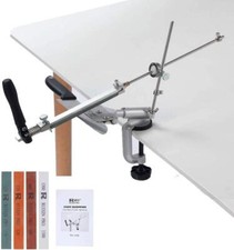 Système d'affûtage de couteaux en alliage d'aluminium à angle constant avec 4...