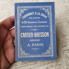 CARTIER BRESSON - Alphabet Couture Album 14 Mercerie 1900 circaSewing Embroidery