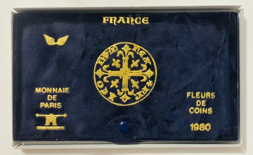 Coffret fdc 1980 monnaie - coffret,