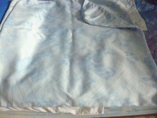 Housse de protection matelas lit 1  personne polyester et coton  bleu