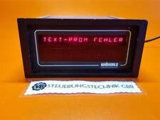 Panneau De Contrôle WÖHRLE / Affichage De Texte Type : ANKA 1