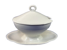 MOUTARDIER EN PORCELAINE