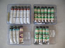 Lot de 20 anciens tubes de peinture Pébéo aquarelle tableau toile artiste n°1