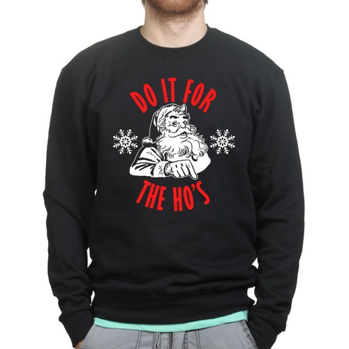 Santa funny christmas - ho, ho
