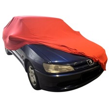 Bâche de protection compatible avec  Peugeot 306 Cabrio pour intérieur Rouge