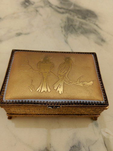 Coffret boite bijoux laiton - a,