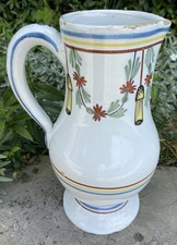 Grand ancien verseuse faïence