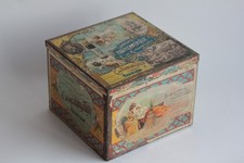 Boîte tôle lithographiée