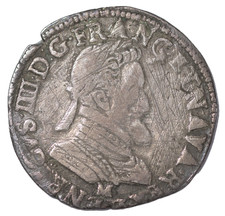 France - Henri IV, Demi Franc