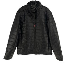 Veste Matelassée Noire Pour Hommes Canadian Peak Taille L