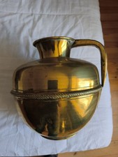 BROC À EAU Canne À Lait ANCIEN XIXème LAITON CUIVRE