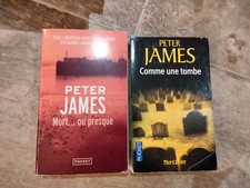 Beau lot de 2thrillers poche de PETER JAMES en bon état