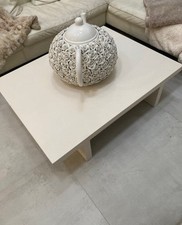 table basse XL en Bois blanche