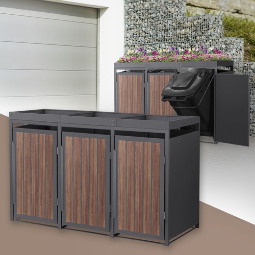 Abri pour poubelles - abri, 3