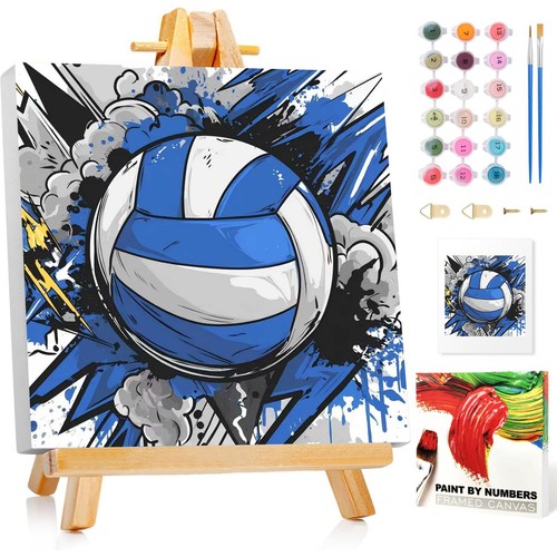 Volleyball peinture numero - volleyball,