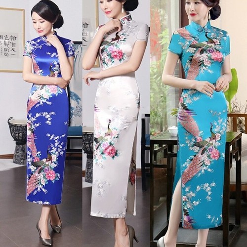 Robe slim soie florale - robe,