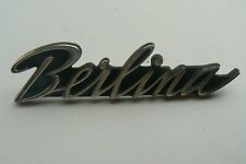 OPEL BERLINA sigle embleme logo insigne monogramme de carrosserie aluminium