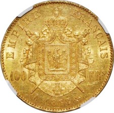 ZZ955 Rare 100 Francs