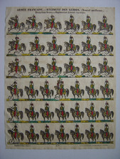 Imagerie Pellerin Image d'épinal numéro 638 Armée Française Régiment des GUIDES