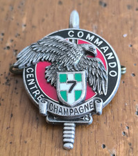 Insigne Brevet Centre Commando 7° RI Régiment Infanterie Champagne   /Q121