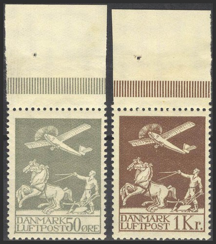 Dinamarca aéreo mnh yvert - aéreo.,