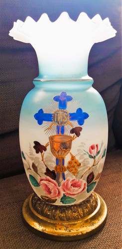Vase ancien verre - vase,