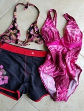 Lot maillot de bain et ensemble top+short Decathlon taille 40 